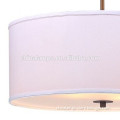 hot sale Australia standard large ordinary linen drum ceiling lamp with acrylic diffuser for coffee shop or dress shop